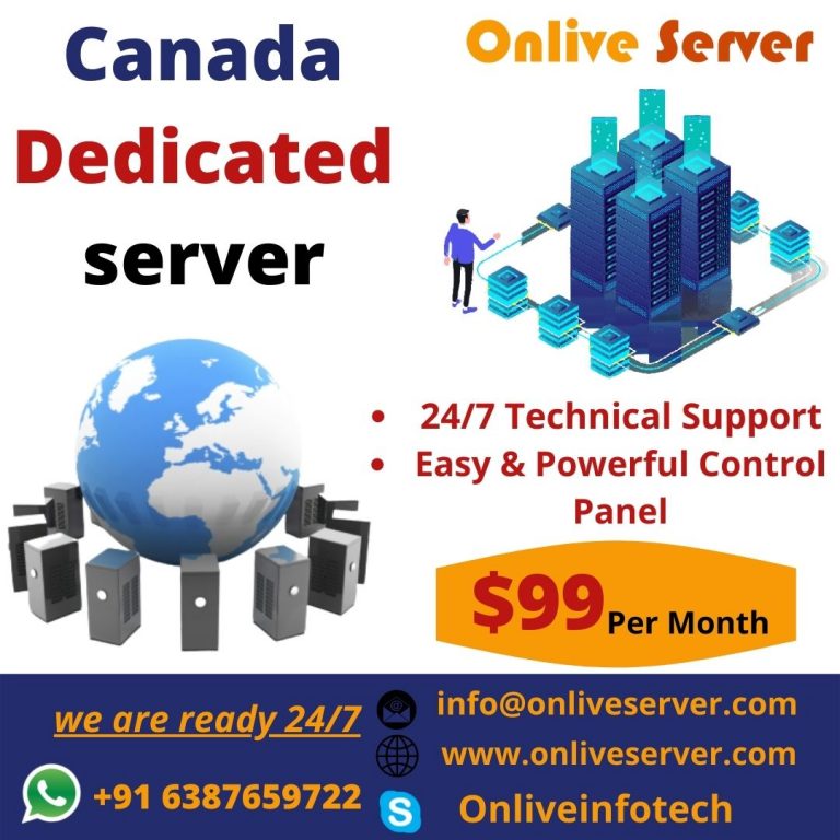 Get High Performed Canada Dedicated Server Hosting